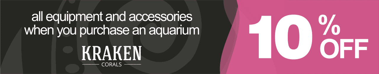 10% Off all equipment and accessories when you purchase an aquarium